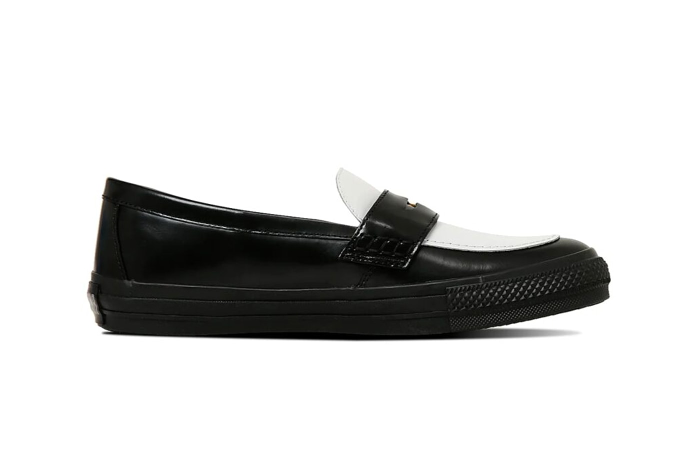 Converse Unveils the Sleek, Casual Cool All-Star Coinloafer Black White laceless loafer 