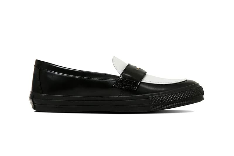 Converse Unveils the Sleek, Casual Cool All-Star Coinloafer Black White laceless loafer