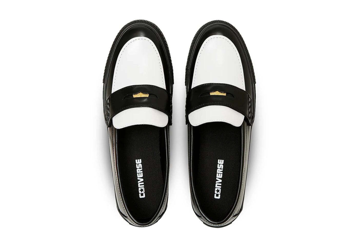 Converse Unveils the Sleek, Casual Cool All-Star Coinloafer Black White laceless loafer 