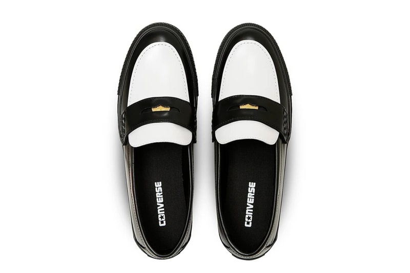 Converse Unveils the Sleek, Casual Cool All-Star Coinloafer Black White laceless loafer 