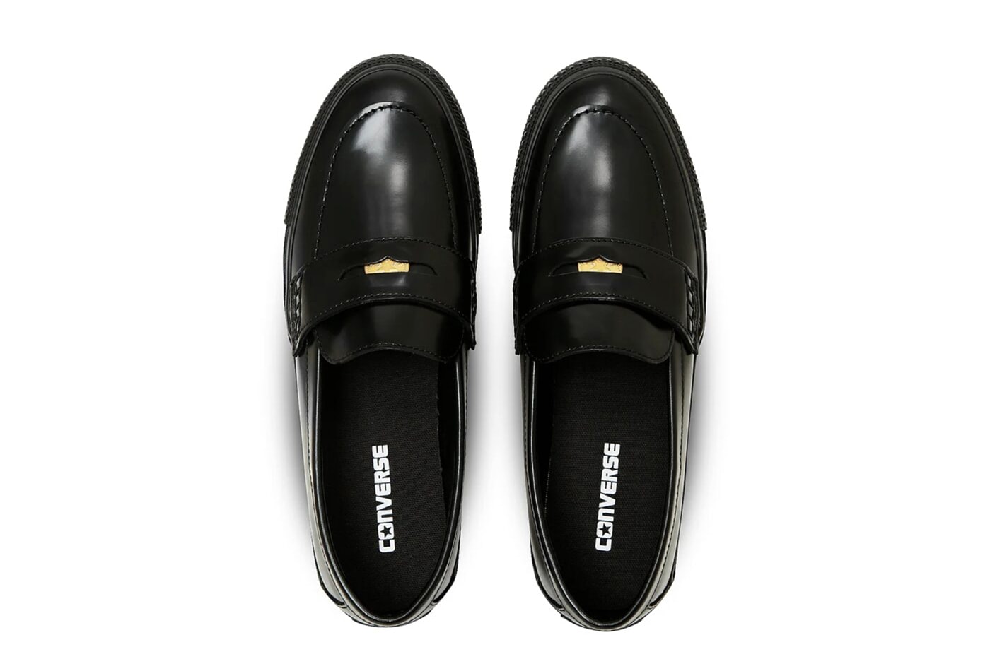Converse Unveils the Sleek, Casual Cool All-Star Coinloafer Black White laceless loafer 