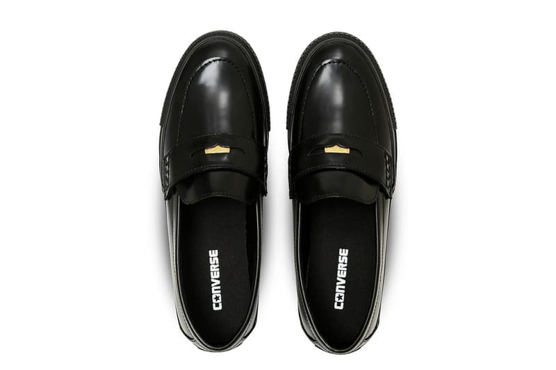 Converse Unveils the Sleek, Casual Cool All-Star Coinloafer Black White laceless loafer
