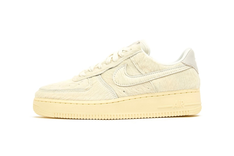 Nike Air Force 1 Low Faux Pony Hair Sail II7398-100 Release Info