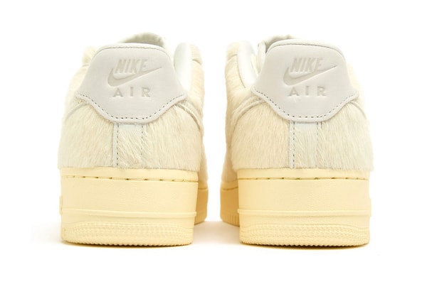 Nike Air Force 1 Low Faux Pony Hair Sail II7398-100 Release Info