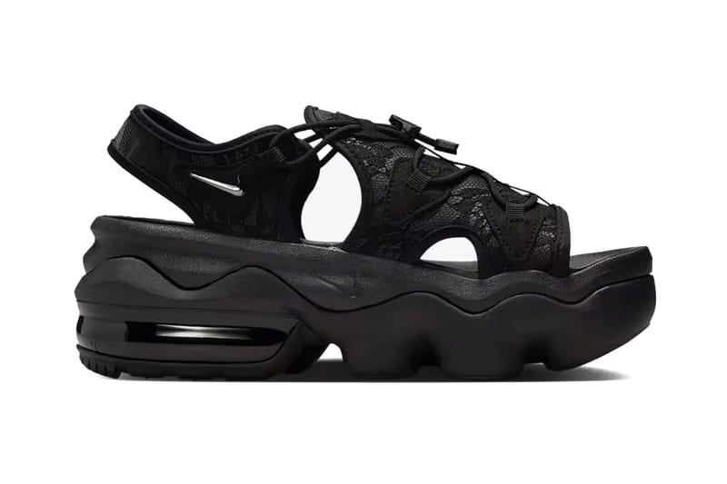 The Nike Air Max Koko Sandal Surfaces In "Black Metallic Silver"