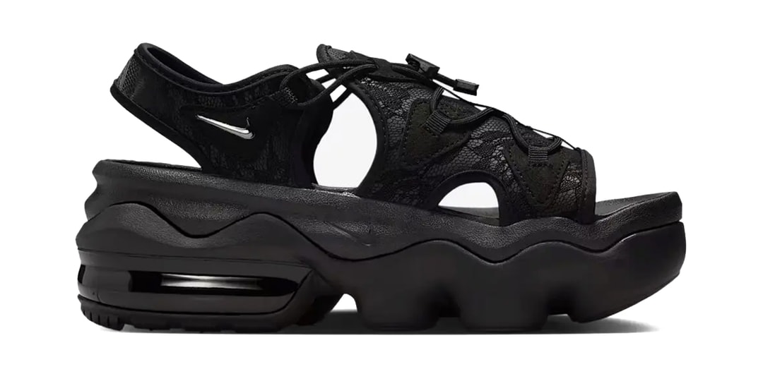 The Nike Air Max Koko Sandal Surfaces In "Black Metallic Silver"