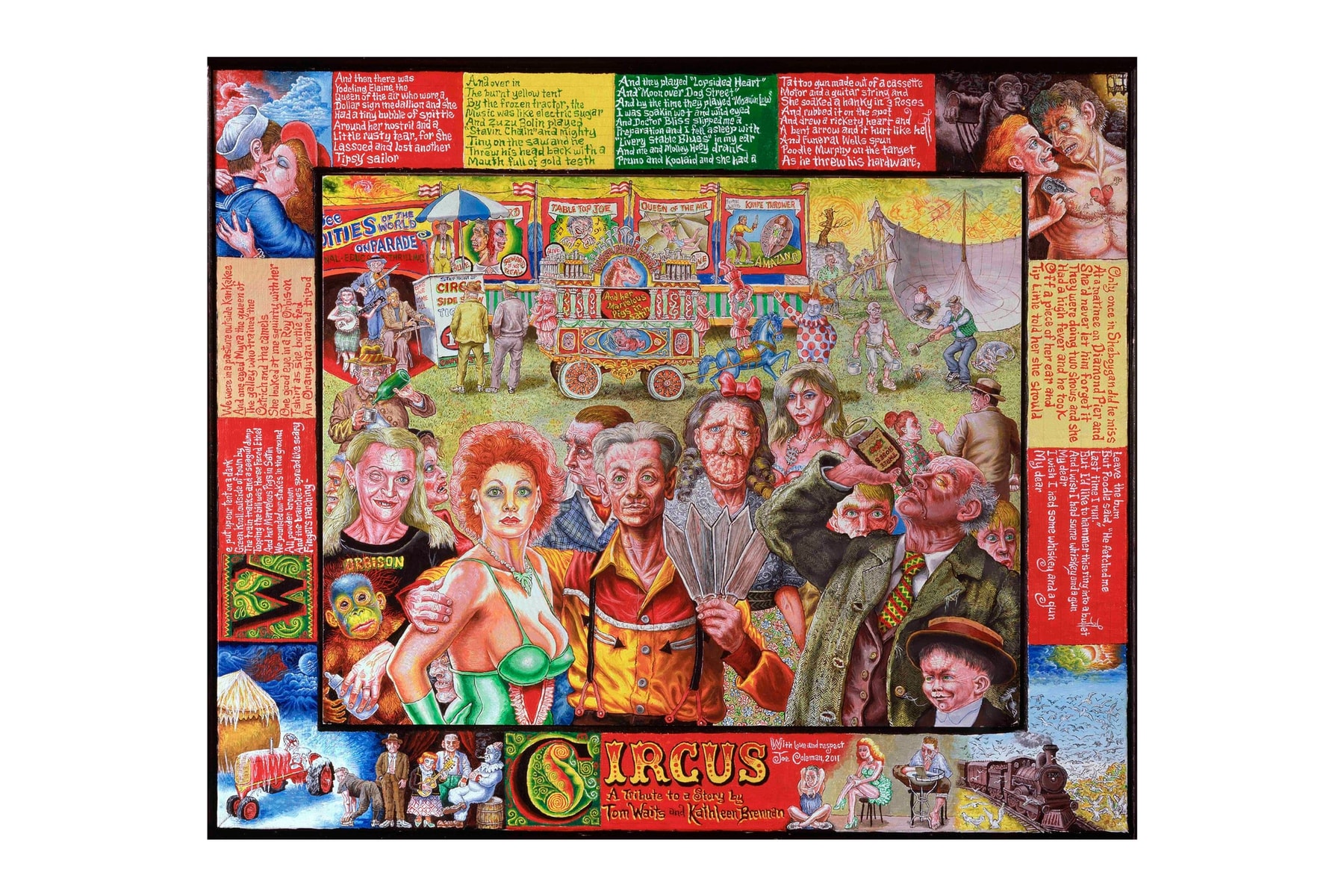 Joe Coleman's 'Carnival' at Jeffrey Deitch New York exhibitions art artworks