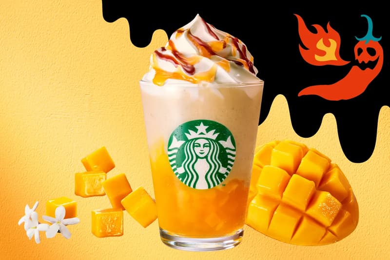 Starbucks Japan spicy drink Hot Honey Oriental Mango Tea Frappuccino Release Info