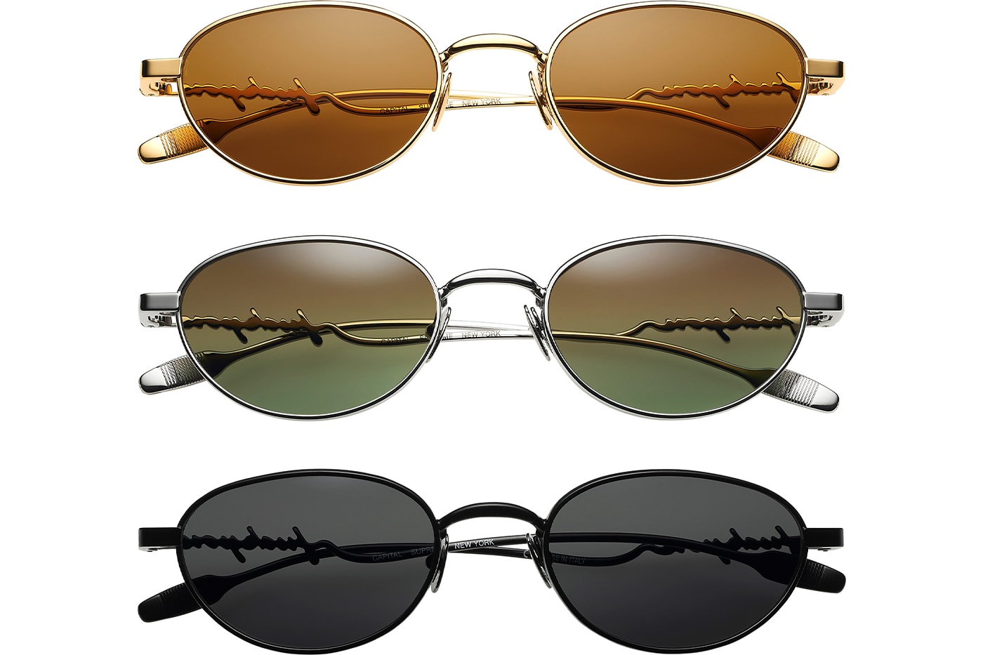 Supreme Spring 2025 Sunglasses eyewear Walker, Avon, Blair, Otto and Capital italy june 2025