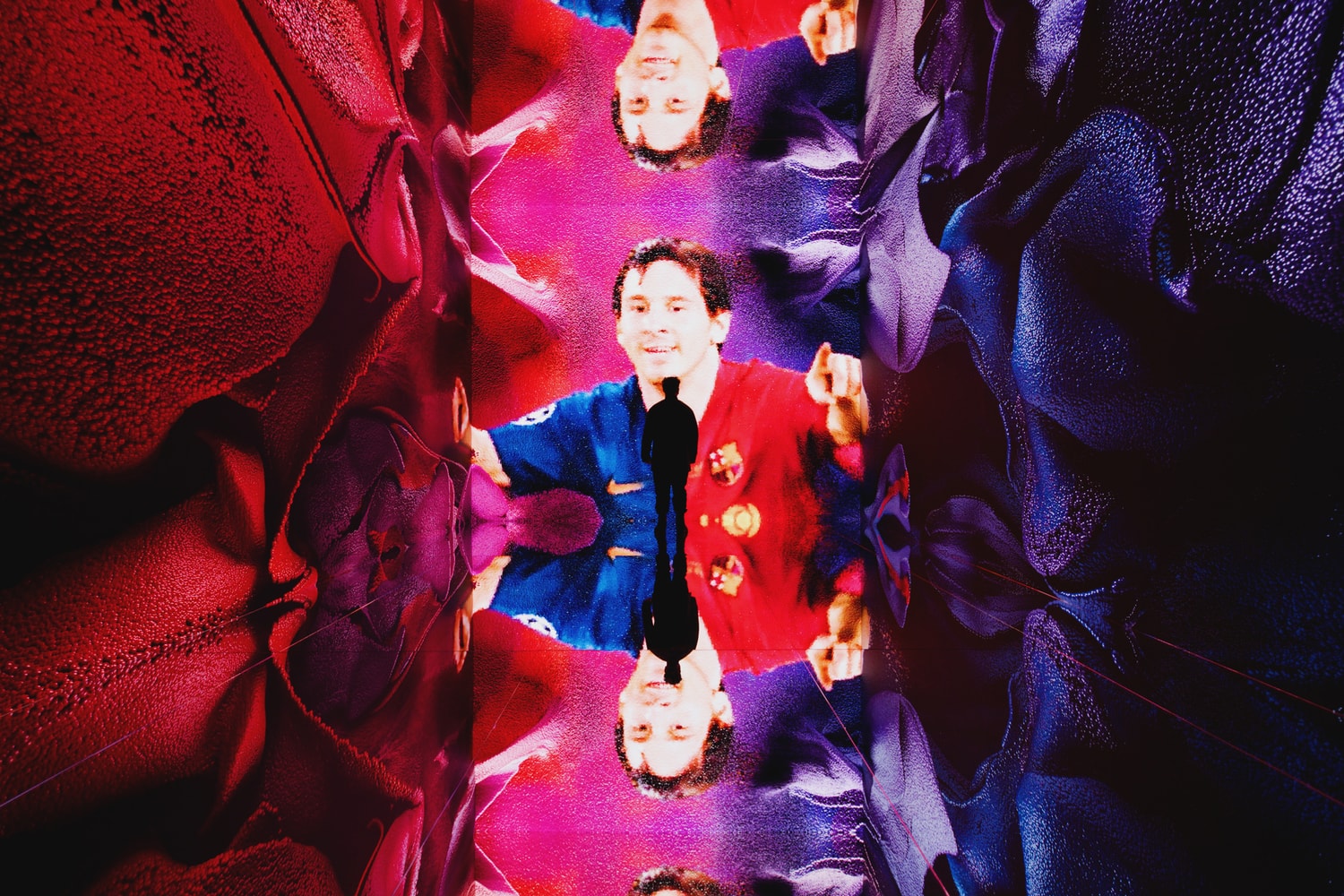 Leo Messi Reveals Favorite Goal in Refik Anadol AI Artwork art exhibitions christie's