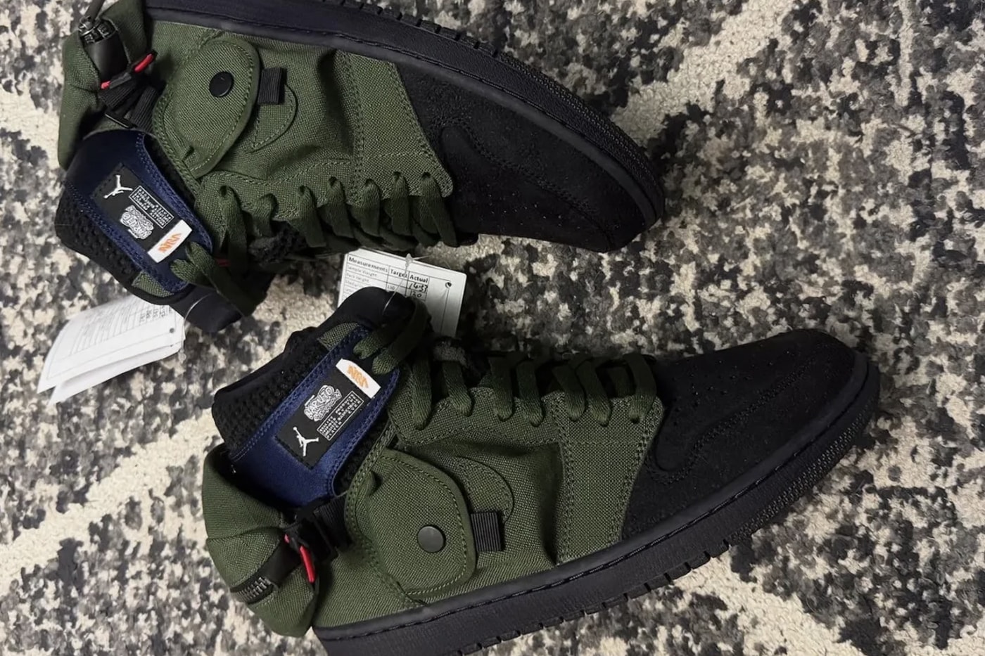 'Naruto' Zion Williamson Air Jordan 1 High Utility "Hidden Leaf Village" Prototype Sample unreleased 