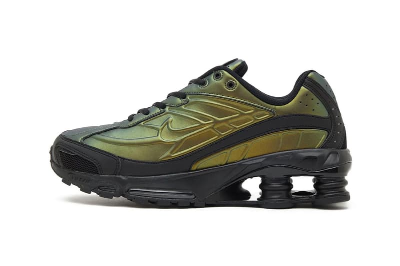 Nike Shox Ride 2 Receives Iridescent Iteration in "Olive Flak" IH4468-001 Black/Olive Flak-Metallic Silver