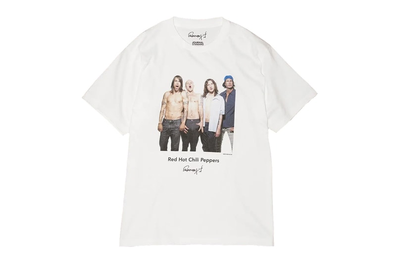 Red Hot Chili Peppers Ross Halfin JOURNAL STANDARD collaboration collection Release Info