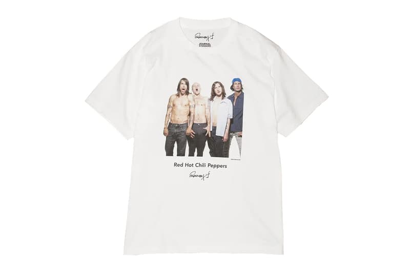 Red Hot Chili Peppers Ross Halfin JOURNAL STANDARD collaboration collection Release Info