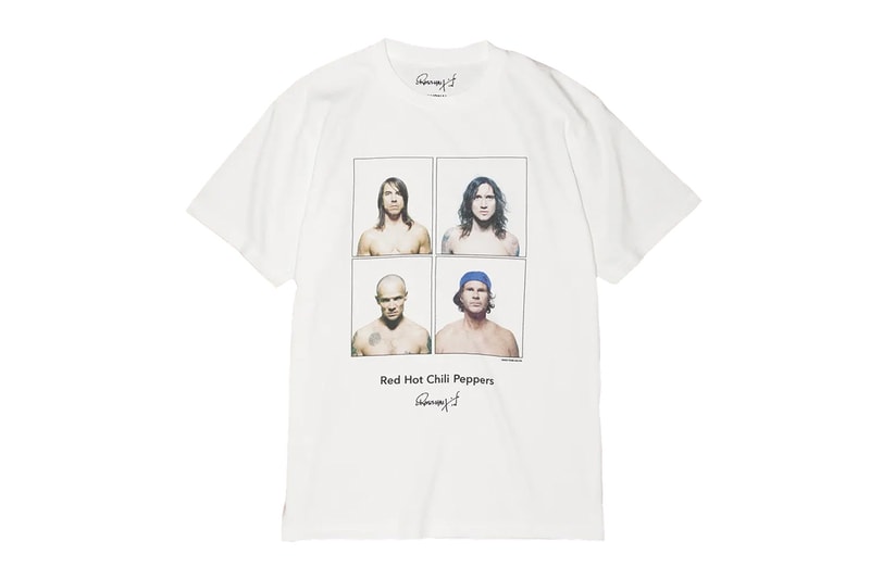 Red Hot Chili Peppers Ross Halfin JOURNAL STANDARD collaboration collection Release Info