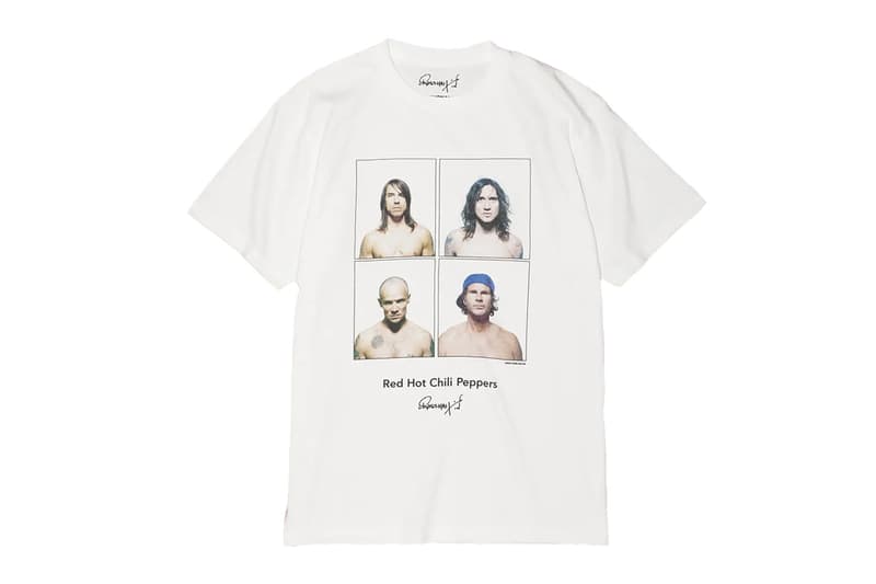 Red Hot Chili Peppers Ross Halfin JOURNAL STANDARD collaboration collection Release Info