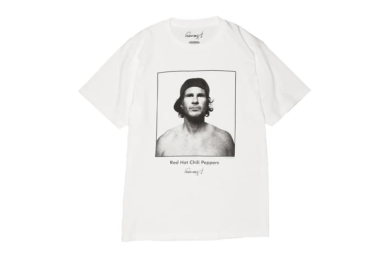 Red Hot Chili Peppers Ross Halfin JOURNAL STANDARD collaboration collection Release Info