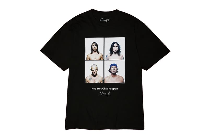 Red Hot Chili Peppers Ross Halfin JOURNAL STANDARD collaboration collection Release Info