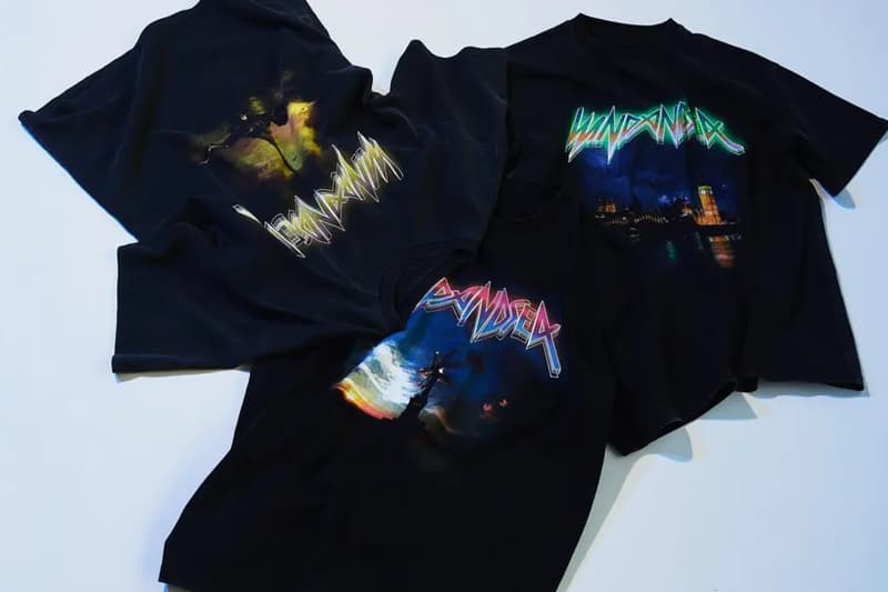 WIND AND SEA Band World Tour Tees paris london new york japanse label