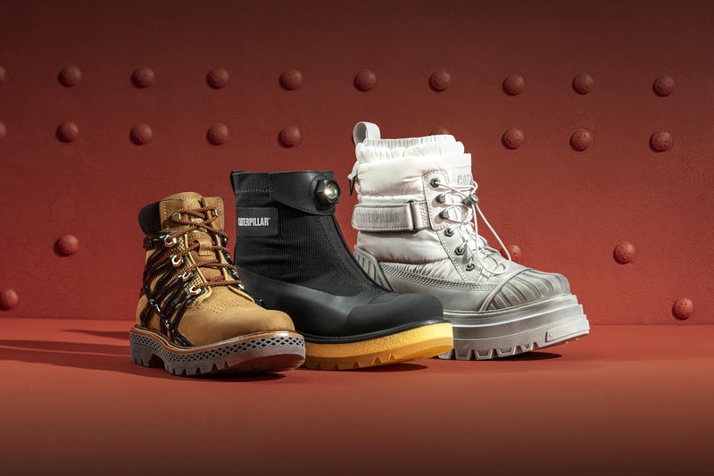 cat footwear caterpillar inc centennial capsule 100th anniversary boots chelsea apollo 11 golden gate channel tunnel flashlight colorado silhouette model