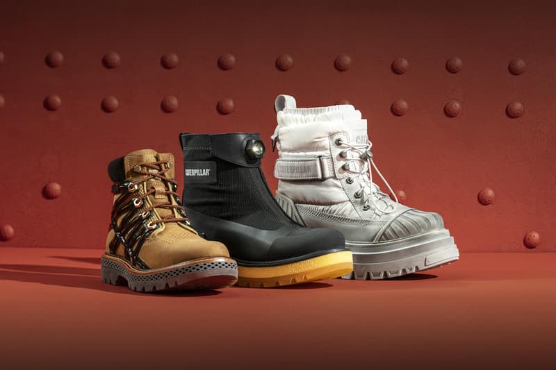 cat footwear caterpillar inc centennial capsule 100th anniversary boots chelsea apollo 11 golden gate channel tunnel flashlight colorado silhouette model
