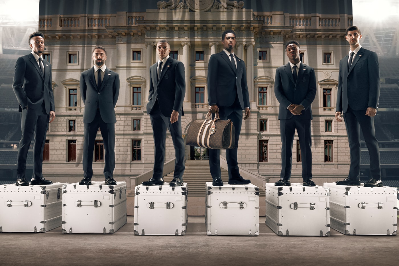 Louis Vuitton Announces Official Partnership With Real Madrid mens womens football teams mens basketbal lteams lv pharrell williams 