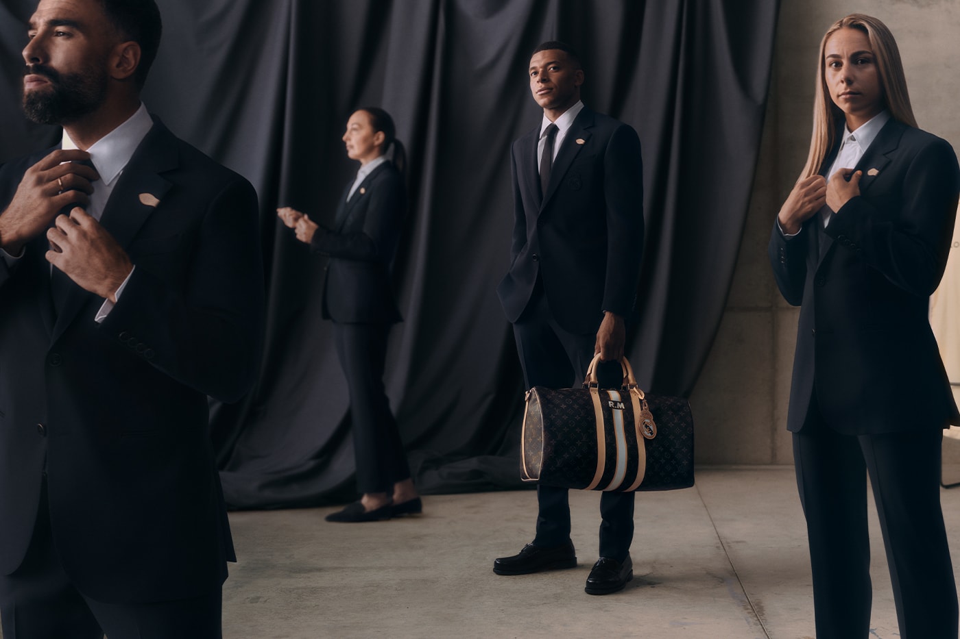 Louis Vuitton Announces Official Partnership With Real Madrid mens womens football teams mens basketbal lteams lv pharrell williams 