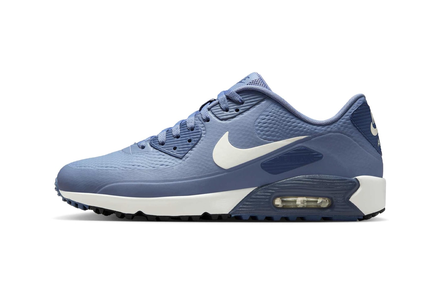 Official Look at the Nike Air Max 90 Golf "Ashen Slate" Ashen Slate/Diffused Blue-Sail HV9305-400