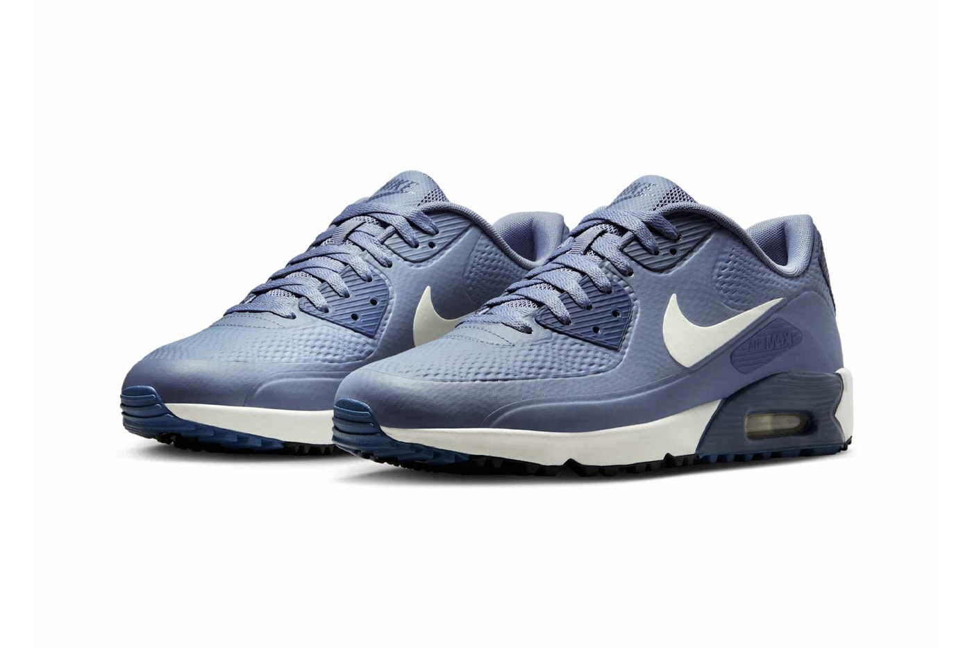 Official Look at the Nike Air Max 90 Golf "Ashen Slate" Ashen Slate/Diffused Blue-Sail HV9305-400