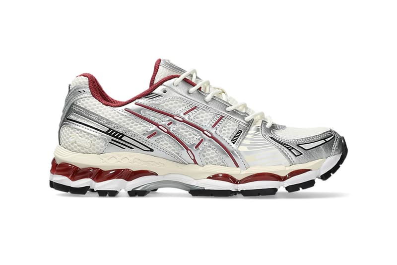 ASICS GEL-KAYANO 12.1 “Silver/Red” 1203A759-102 Release Info GEL-NIMBUS 17 sole