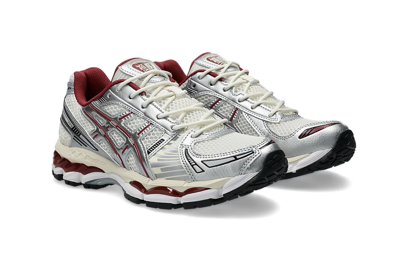 ASICS GEL-KAYANO 12.1 “Silver/Red” 1203A759-102 Release Info GEL-NIMBUS 17 sole