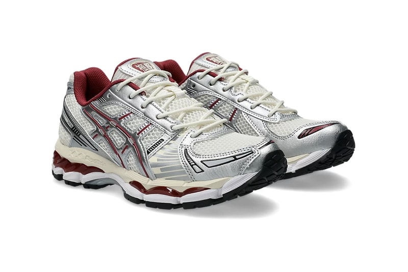 ASICS GEL-KAYANO 12.1 “Silver/Red” 1203A759-102 Release Info GEL-NIMBUS 17 sole
