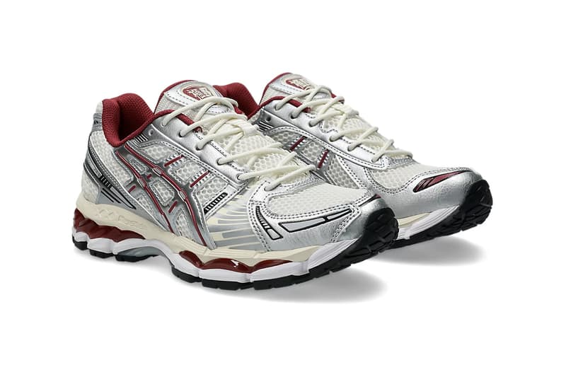 ASICS GEL-KAYANO 12.1 “Silver/Red” 1203A759-102 Release Info GEL-NIMBUS 17 sole