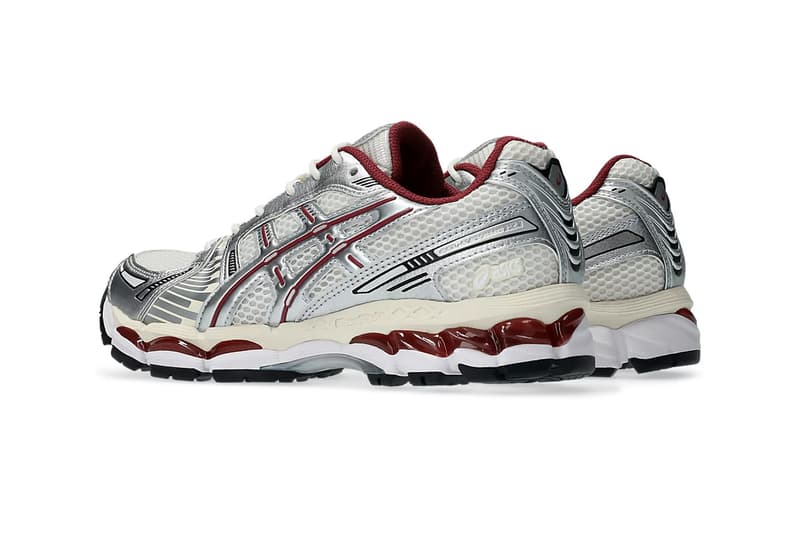 ASICS GEL-KAYANO 12.1 “Silver/Red” 1203A759-102 Release Info GEL-NIMBUS 17 sole