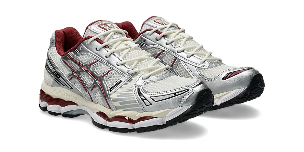ASICS Reveals GEL-KAYANO 12.1 in Metallic “Silver/Red”