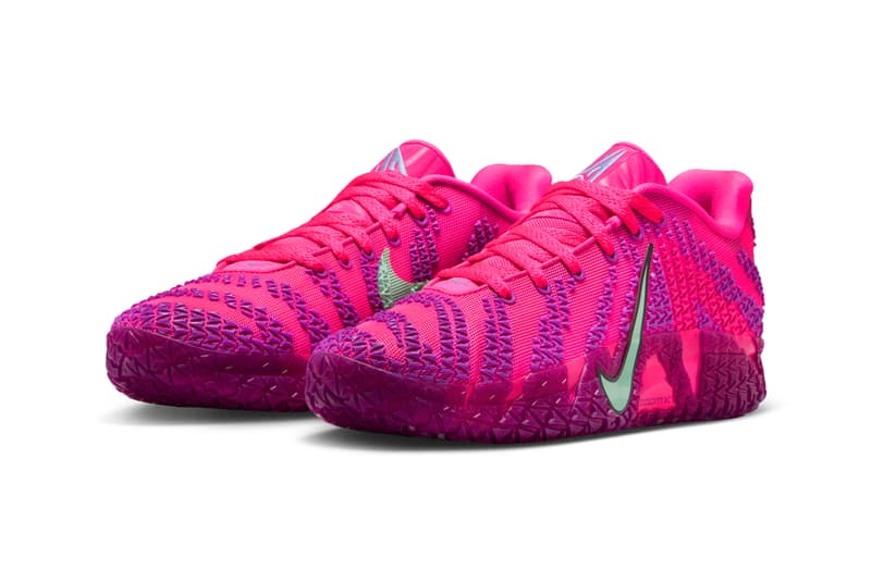 First Look at the Nike Ja 3 "Max Volume" Hyper Pink/Mint Foam-Black ja morant basketball shoe pink HF2793-600