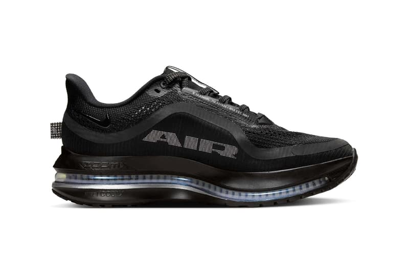 Nike Pegasus Premium Surfaces in "Black/Metallic Silver" HQ2592-005 air zoomx reactx foam 
