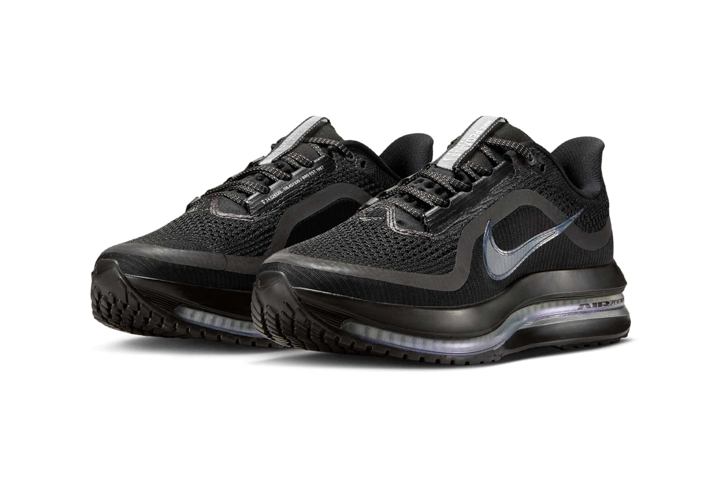 Nike Pegasus Premium Surfaces in "Black/Metallic Silver" HQ2592-005 air zoomx reactx foam 