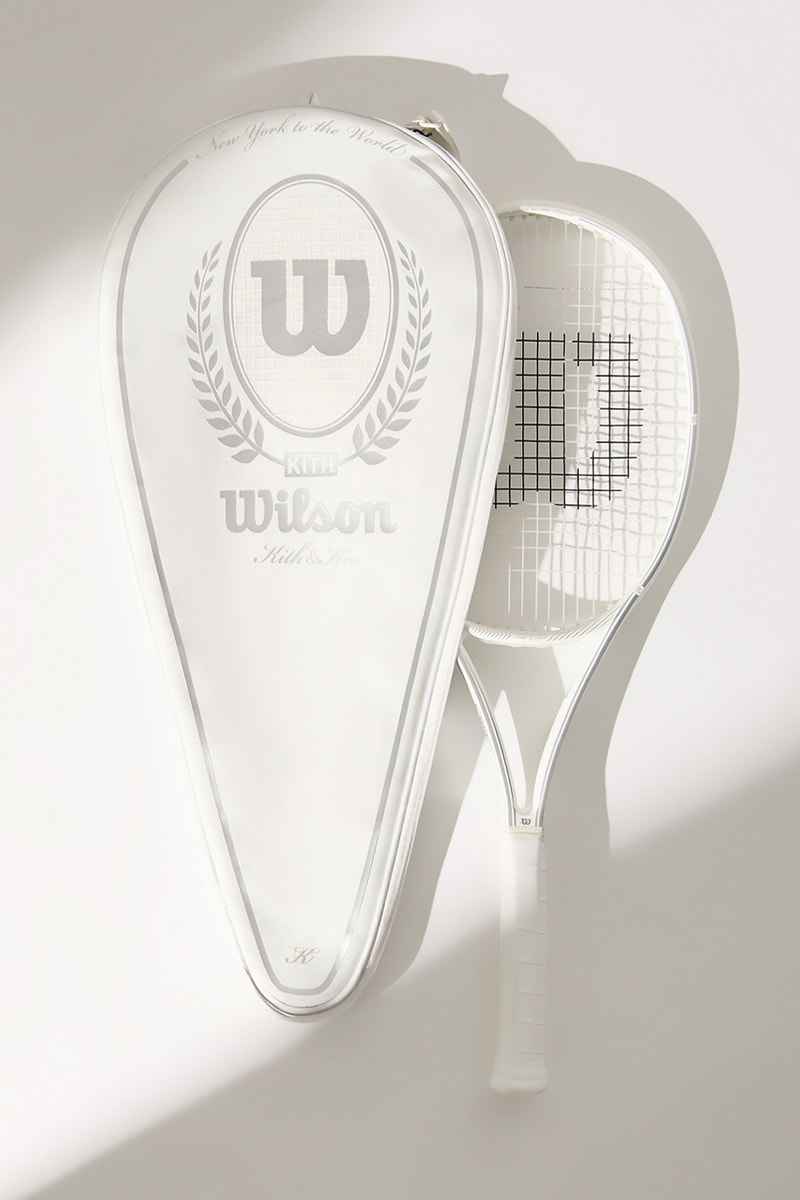 Kith Reunites With Wilson for an Elevated Tennis Capsule ss25 tennis racquets rackets t-shirts quiet please