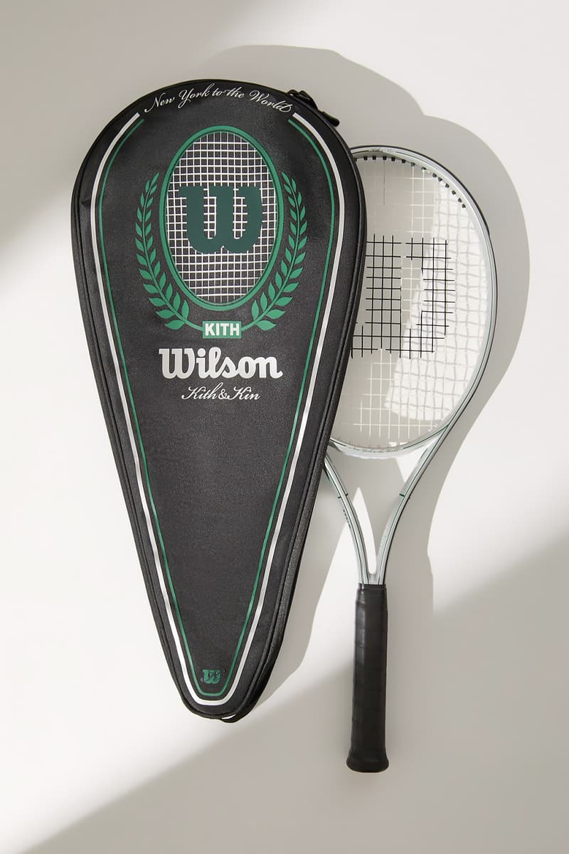 Kith Reunites With Wilson for an Elevated Tennis Capsule ss25 tennis racquets rackets t-shirts quiet please