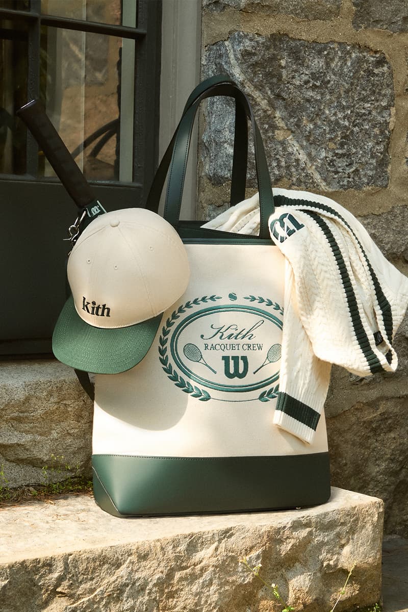 Kith Reunites With Wilson for an Elevated Tennis Capsule ss25 tennis racquets rackets t-shirts quiet please