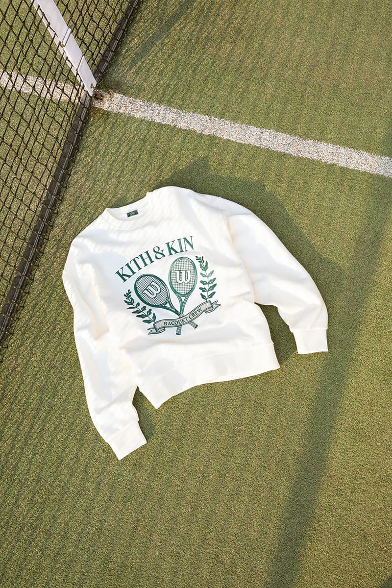 Kith Reunites With Wilson for an Elevated Tennis Capsule ss25 tennis racquets rackets t-shirts quiet please