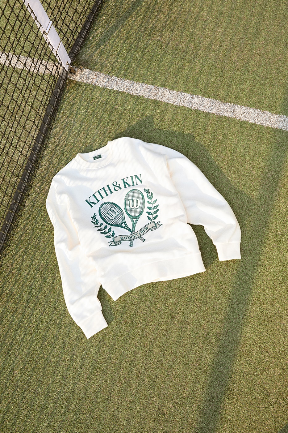 Kith Reunites With Wilson for an Elevated Tennis Capsule ss25 tennis racquets rackets t-shirts quiet please