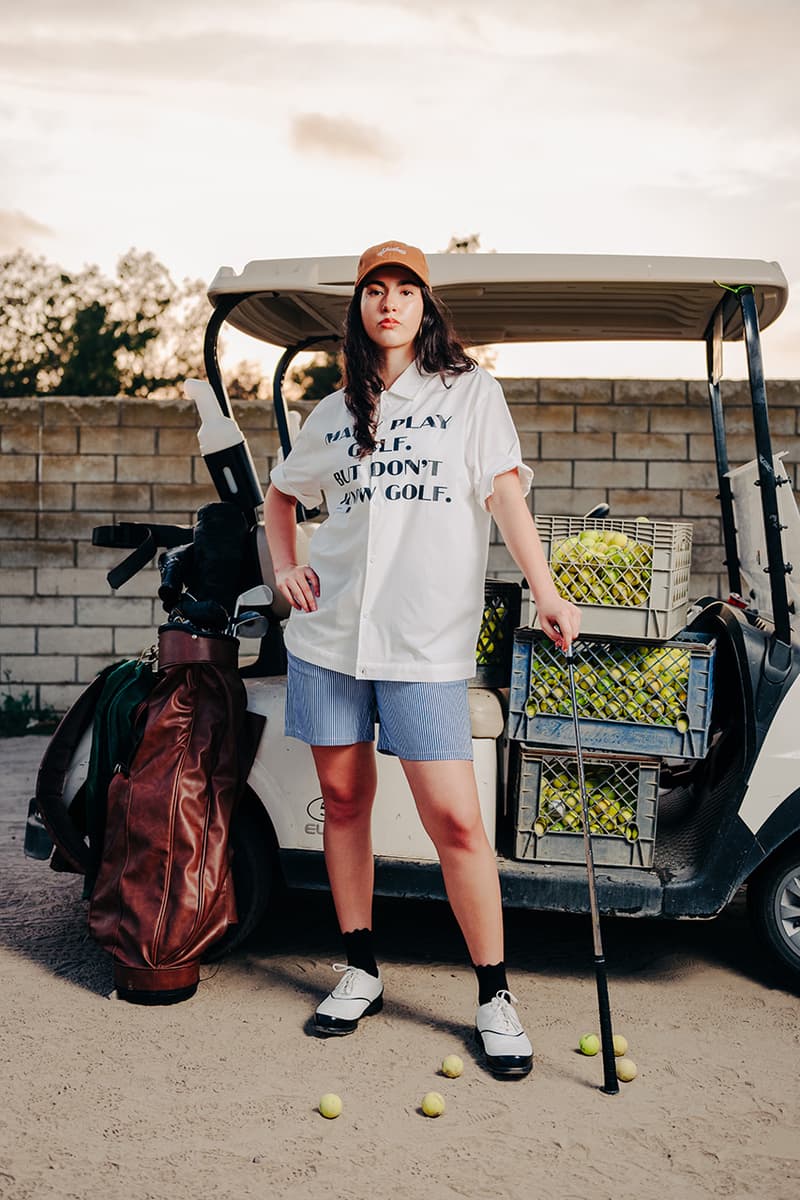 Students Golf Summer School 2025 Collection scga junior golf mesh polo jersey tee cotton hat shorts corduroy