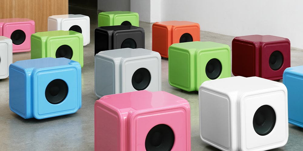 Alaska Alaska and Caliper Launch Sculptural AA67 Speaker
