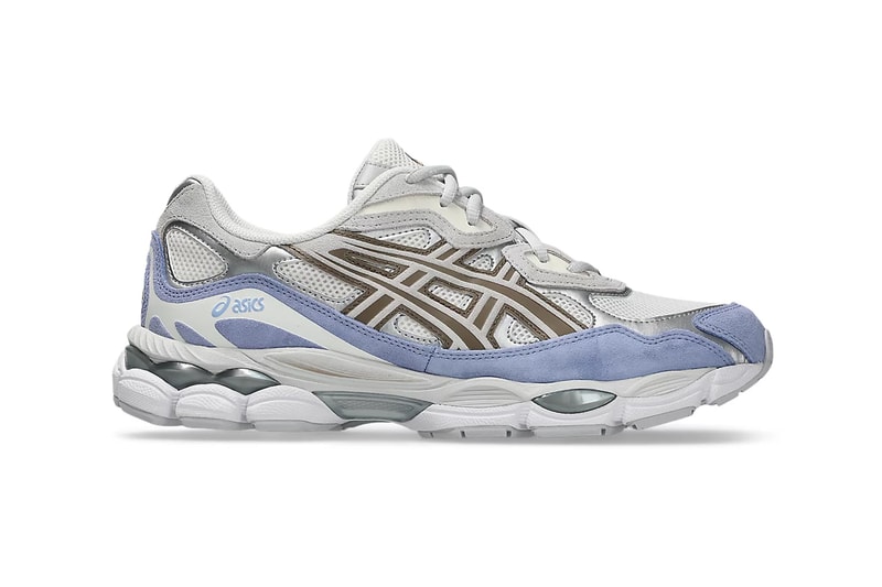 ASICS GEL-NYC “Cream/Cloud Grey” 1203A953-100 Release Info GEL technology ASICS stripes