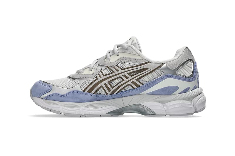 ASICS GEL-NYC “Cream/Cloud Grey” 1203A953-100 Release Info GEL technology ASICS stripes
