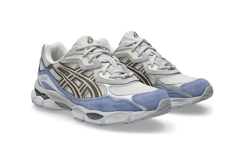 ASICS GEL-NYC “Cream/Cloud Grey” 1203A953-100 Release Info GEL technology ASICS stripes