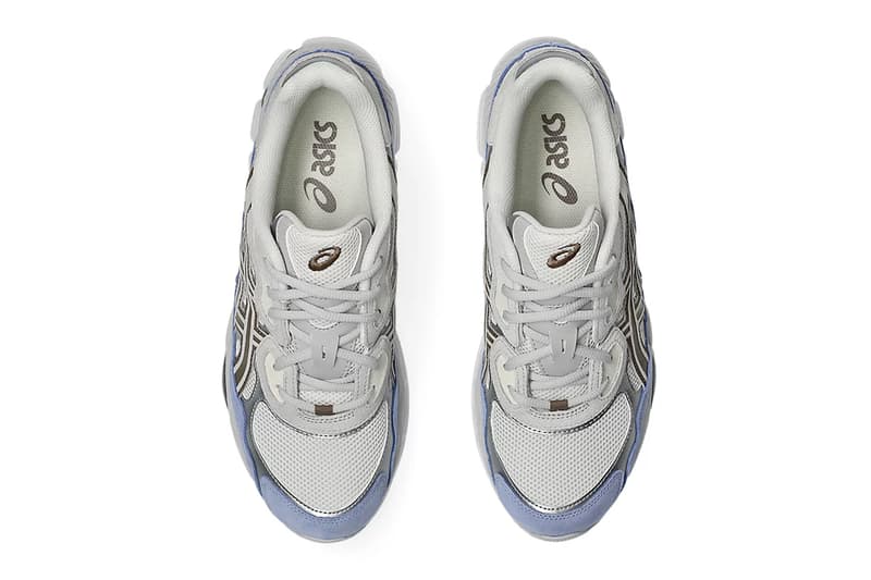 ASICS GEL-NYC “Cream/Cloud Grey” 1203A953-100 Release Info GEL technology ASICS stripes