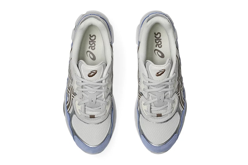 ASICS GEL-NYC “Cream/Cloud Grey” 1203A953-100 Release Info GEL technology ASICS stripes